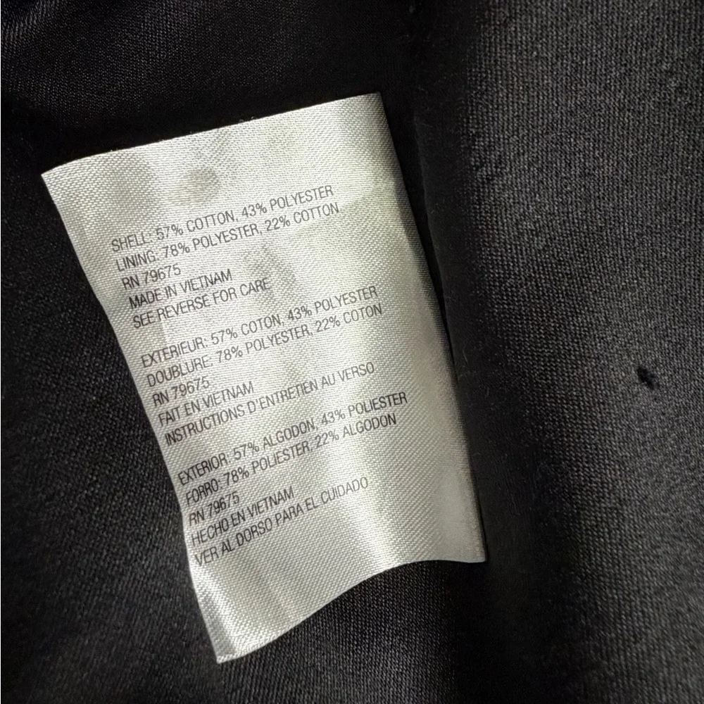MICHAEL Michael Kors Black Trench Coat Size Small Gold Button Down Hooded - Picture 12 of 13